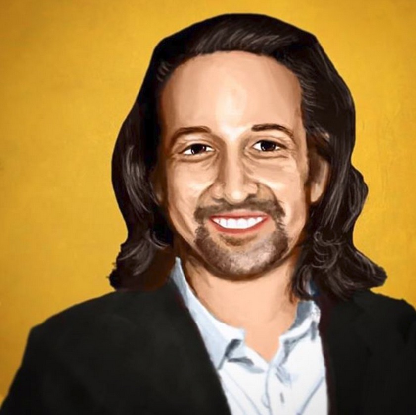 Portrait of Lin Manuel Miranda